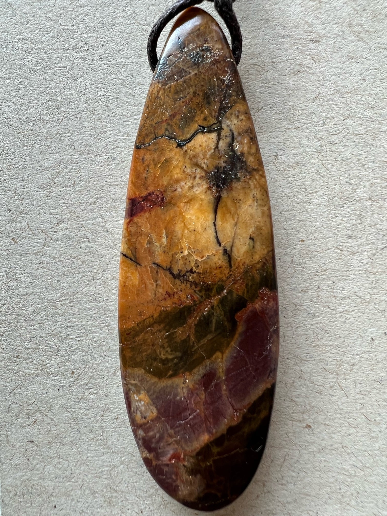 Red creek jasper deals pendant