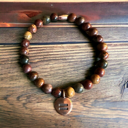 Equality Red Creek Jasper Bracelet