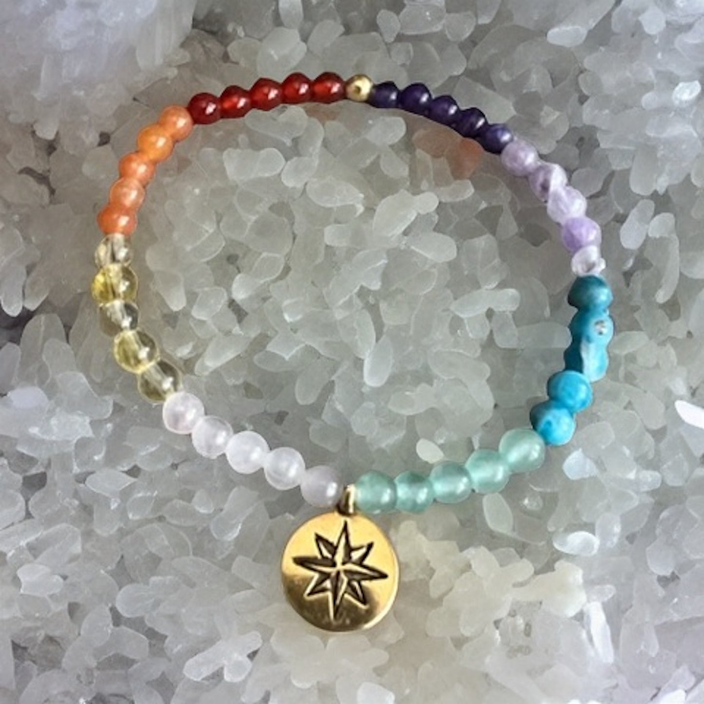 North Star Chakra Rainbow Bracelet