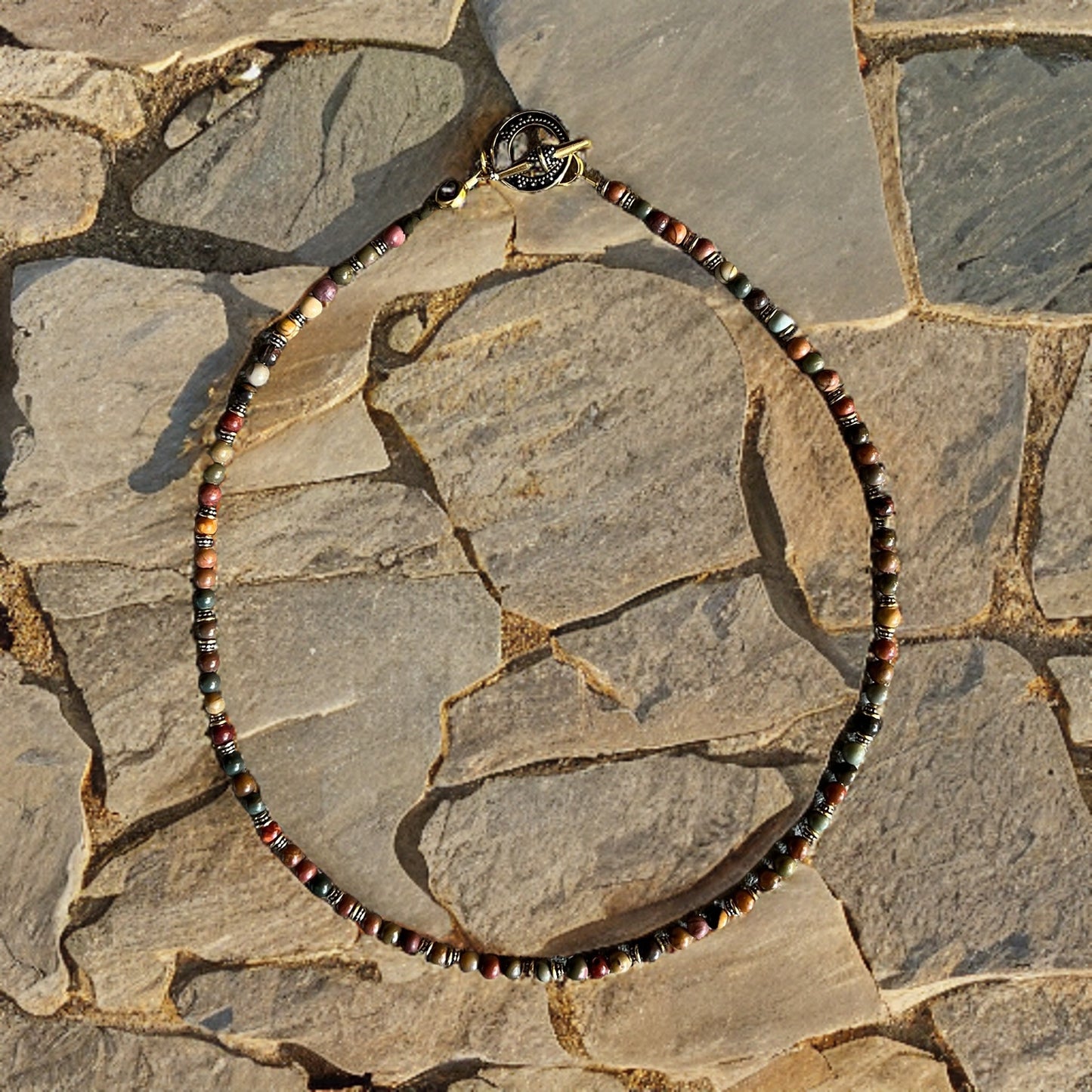 Minimalist Red Creek Jasper Choker