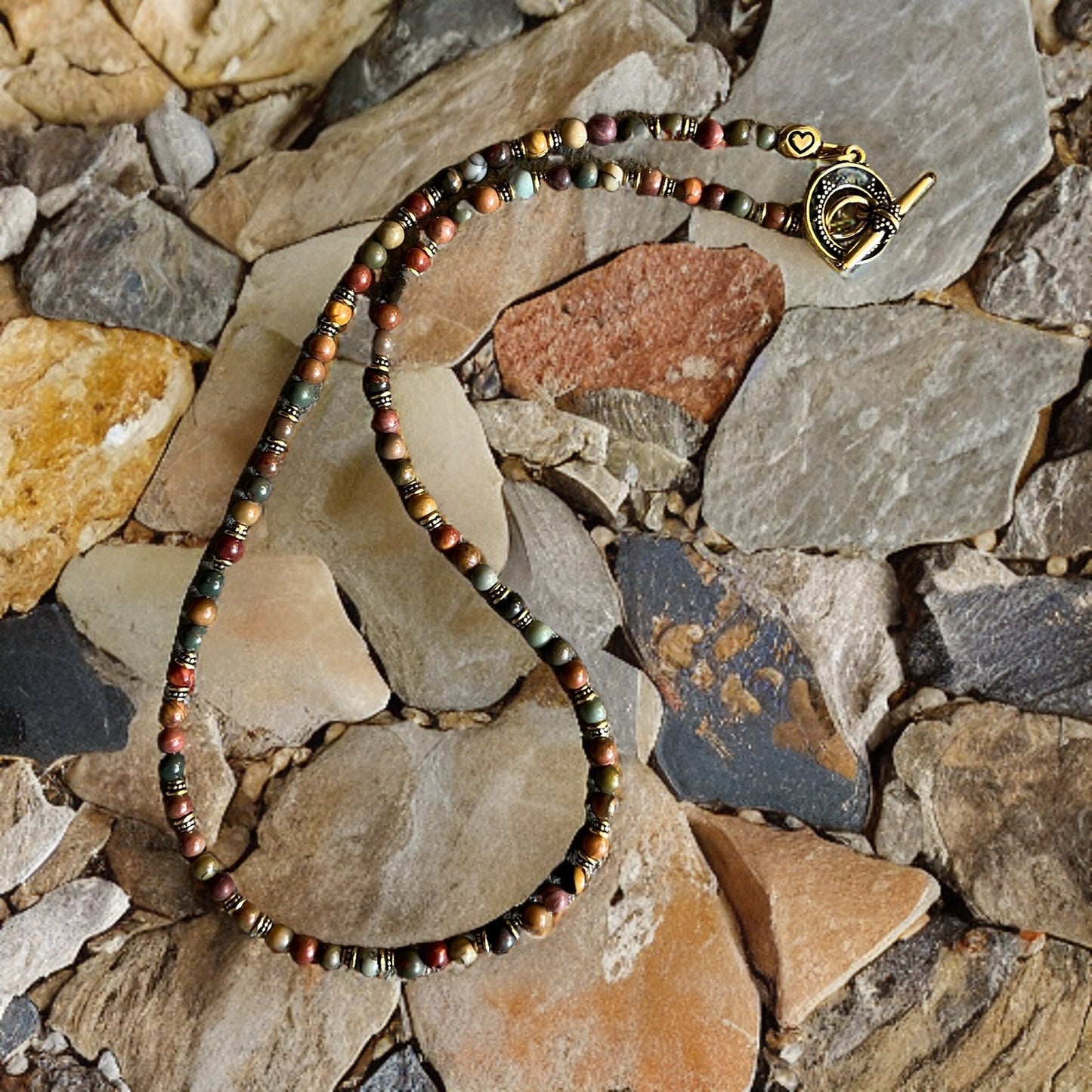 Minimalist Red Creek Jasper Choker