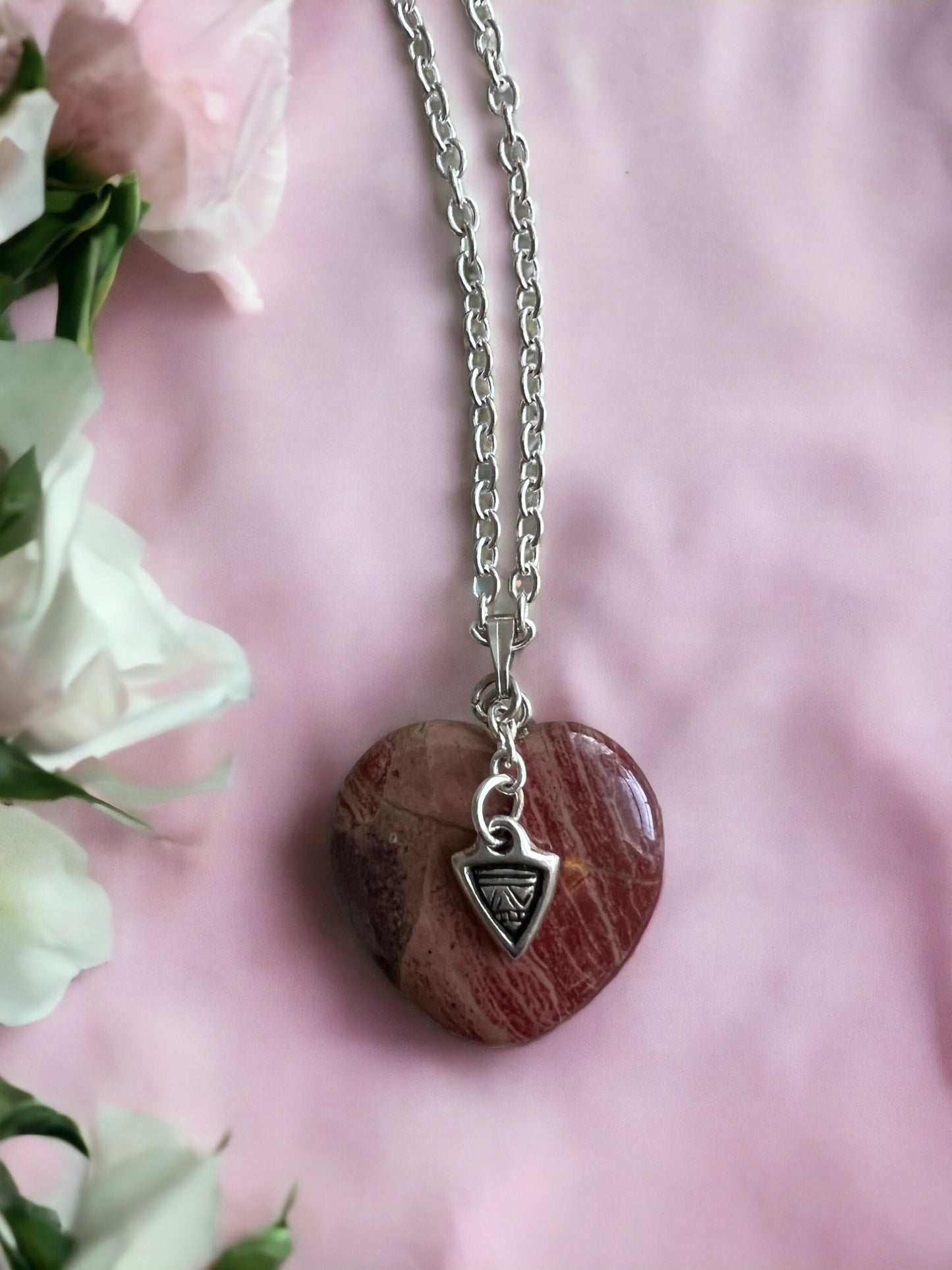 Bruised Warriort Heart Necklace #2