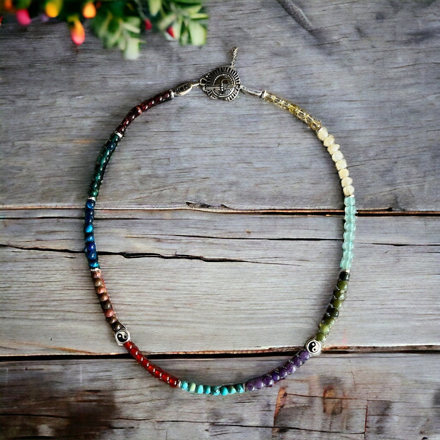 Chakra and YinYang Necklace