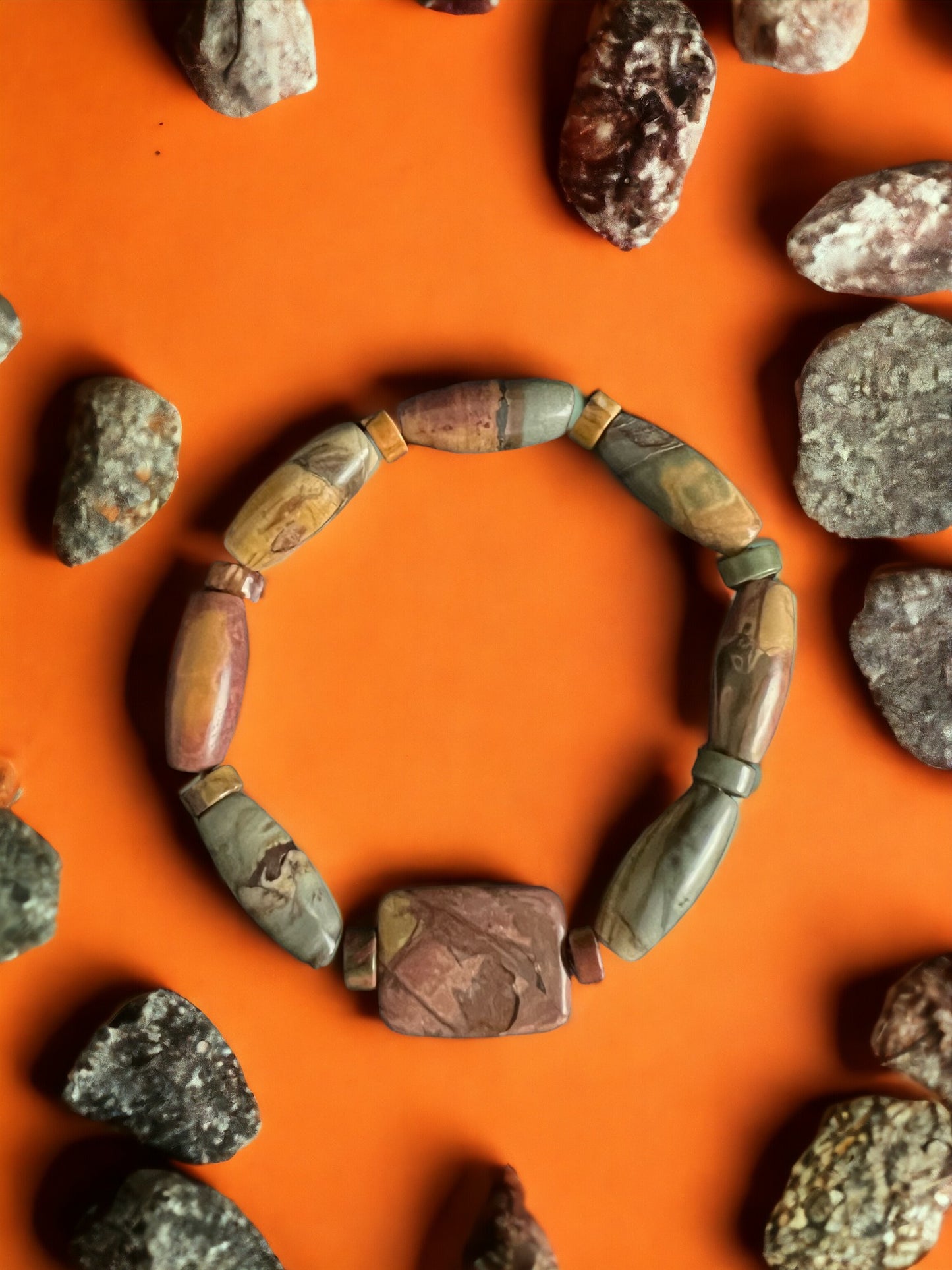 Grounding Red Creek Jasper Bracelet