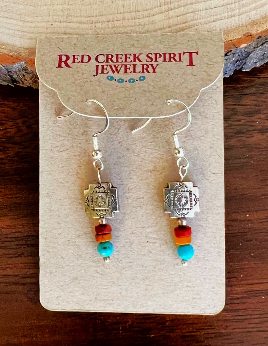 Southwest-Inspired Dangle Earrings