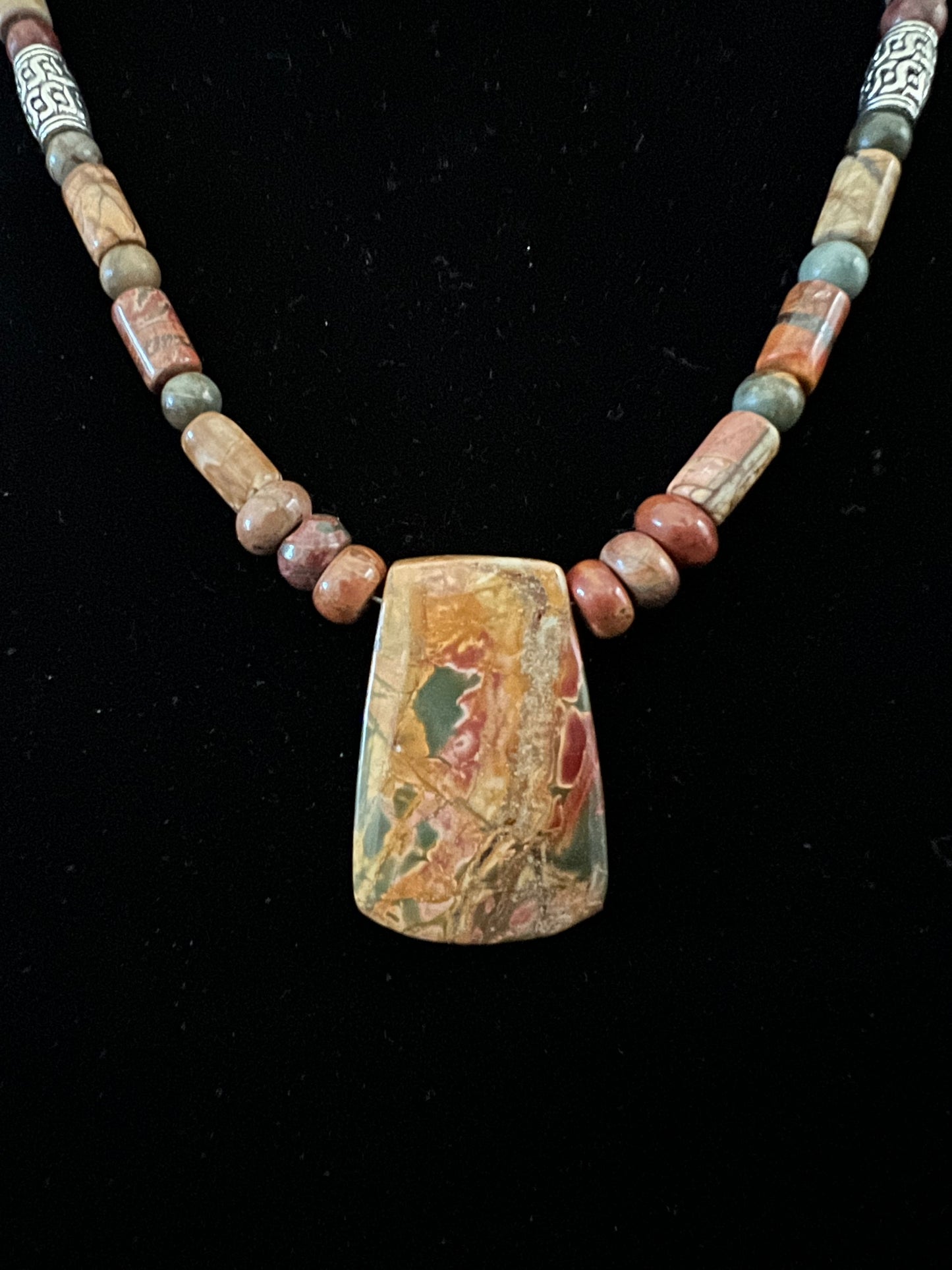 Red Creek Jasper Warrior Necklace